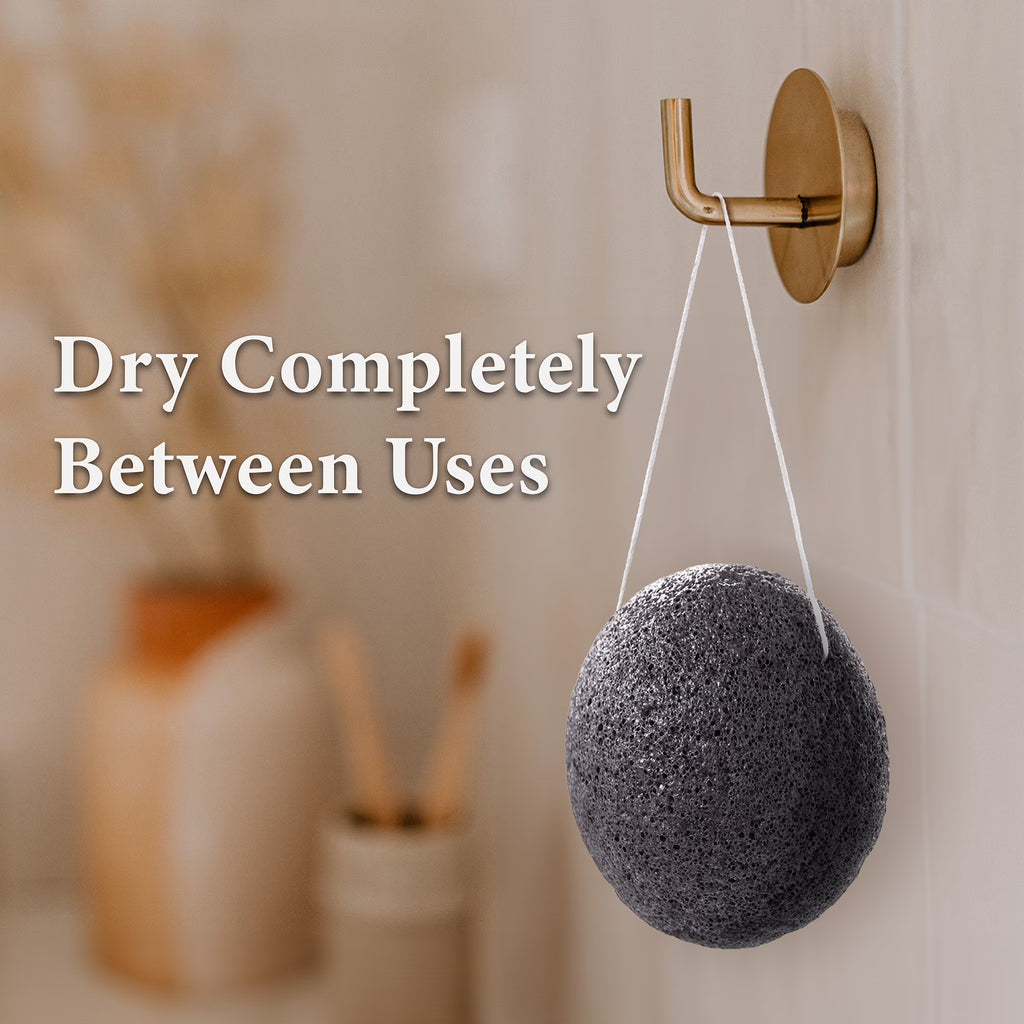 Natural Konjac Facial Sponges, Konjac Sponge, Konjac Facial Sponge, Face Sponge, Facial Sponge, 4Pc. Set