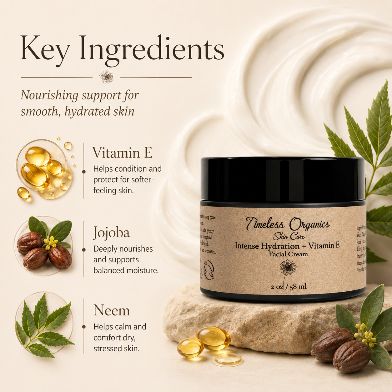 Intense Hydration + Vitamin E Facial Cream