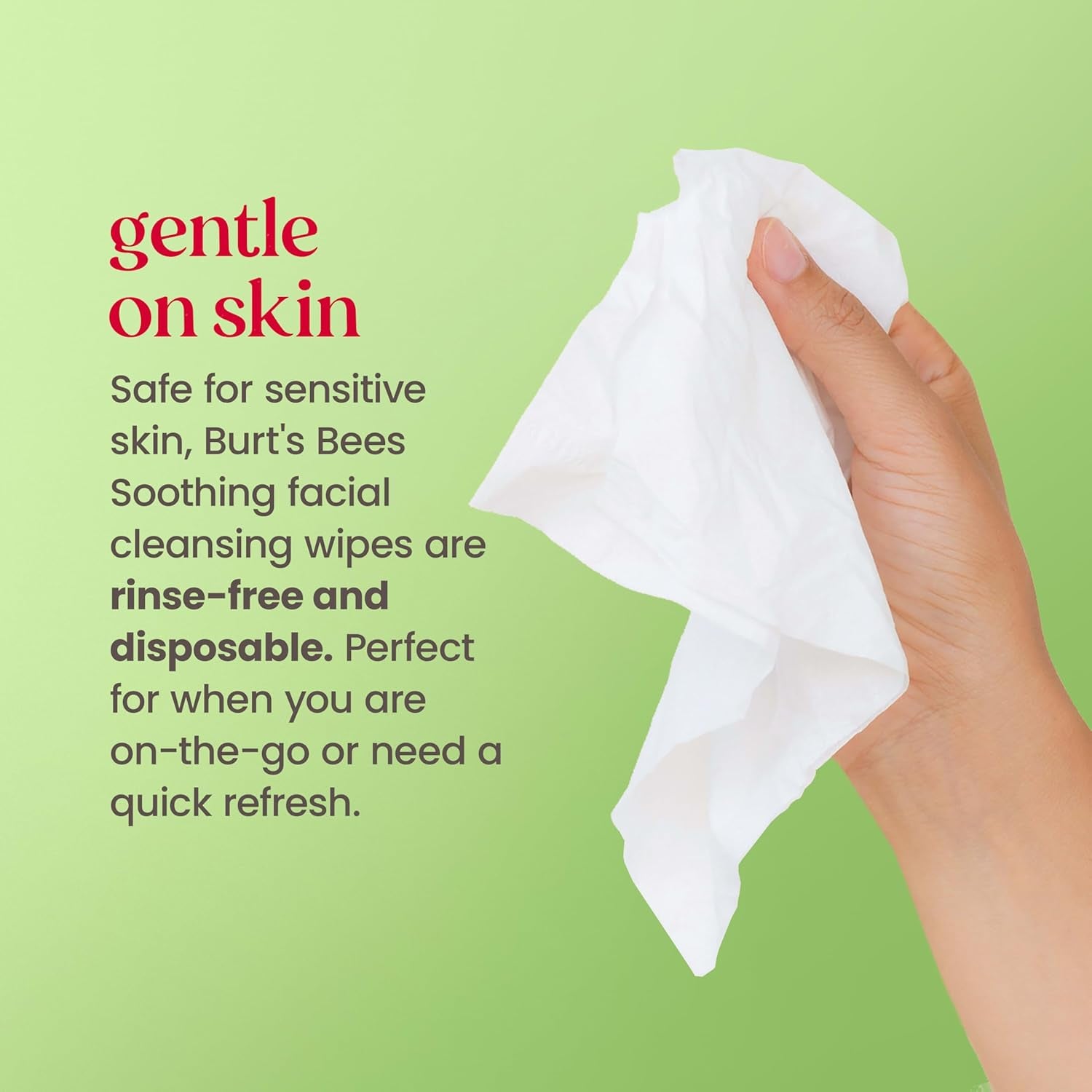 Soothing Fragrance Free Facial Towelettes, 30 Ct., | Plant Based Cloths, 99 Percent Natural Origin, Removes Make Up, Perfect for Sensitive Skin, All Skin Types
